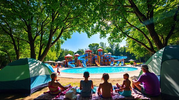 Sélection de campings avec parc aquatique pour toute la famille